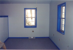 The completed room for the data center